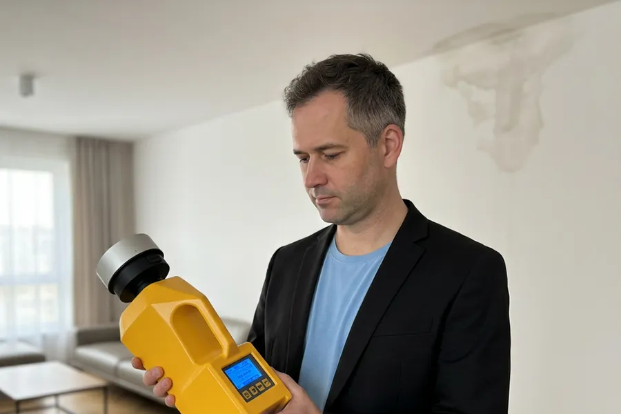 Sporensammlung aus der Raumluft mit strukturierter<br />
Probenahme, Innen-/Außenluftvergleich und<br />
detaillierter Auswertung. Für eine nachvollziehbare<br />
Dokumentation bei Verdacht auf<br />
Schimmelpilzbelastung.